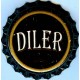 Iran Diler Non-Alcoholic Beer Unused Bottle Crown Cap
