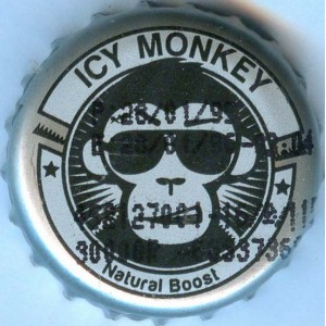 Iran Icy Monkey Non-Alcoholic Beer & Soft Drink Used Twist-off Bottle Crown Cap
